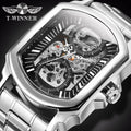 Men's Mechanical Skeleton Watch – Elegant Automatic Design