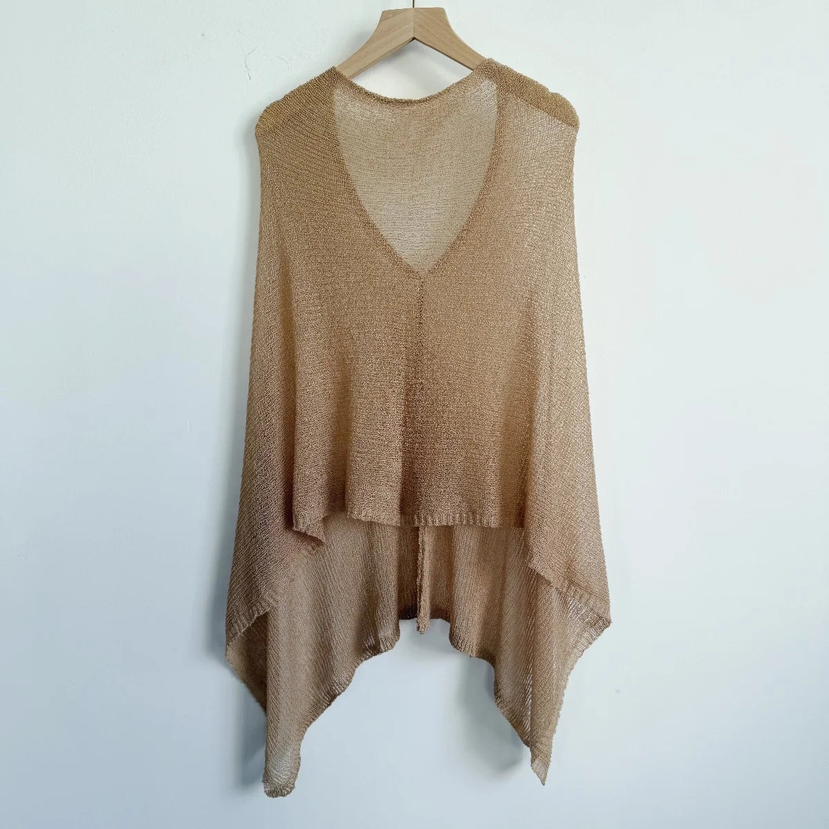 Women's see-through Poncho Shawl