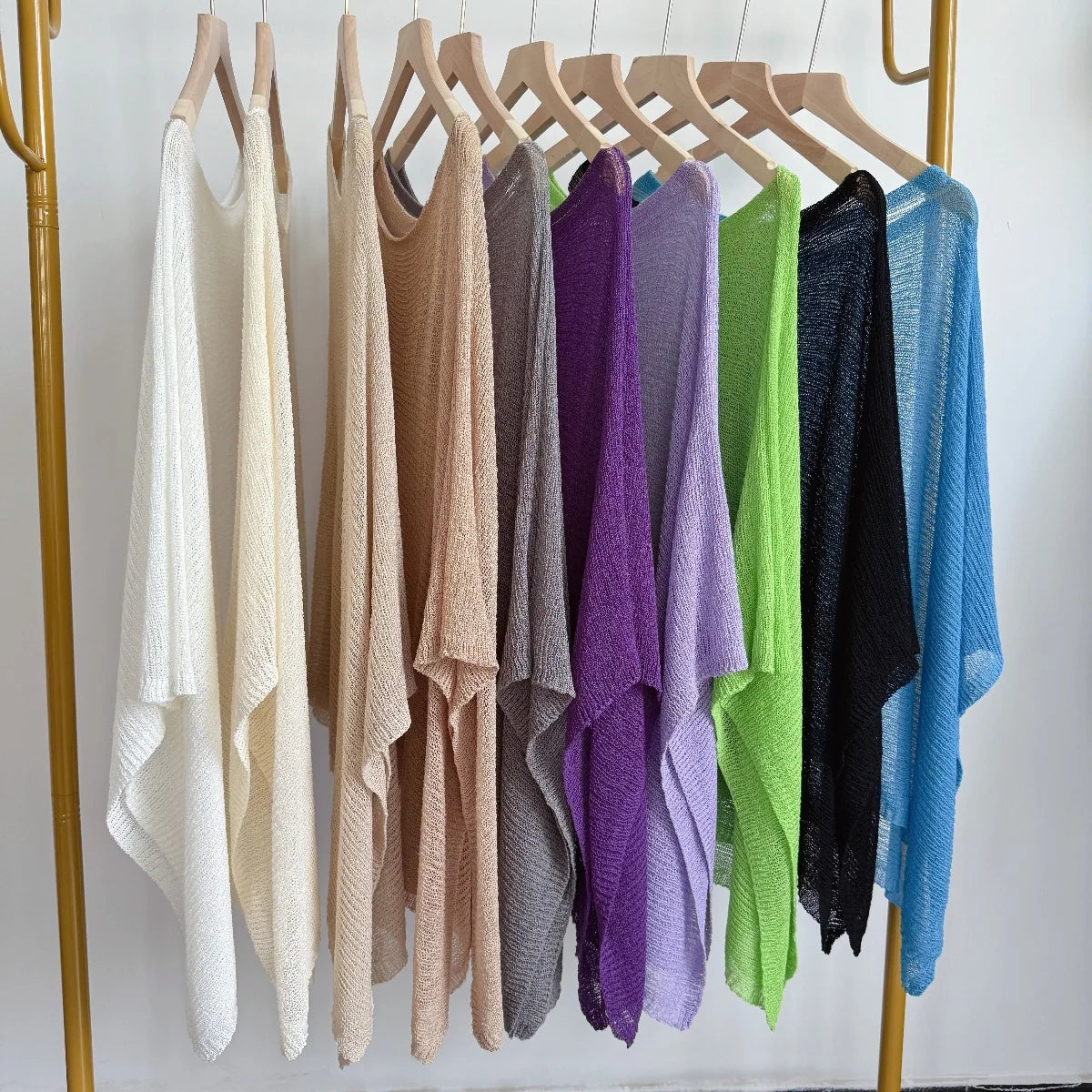 Women's see-through Poncho Shawl