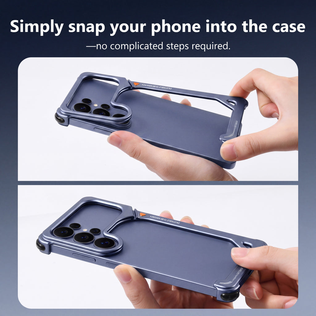 Metal "9" Shape Armor Case for Samsung Galaxy S26 Ultra