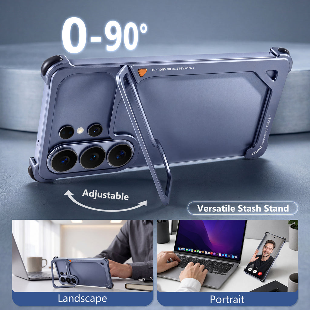 Metal "9" Shape Armor Case for Samsung Galaxy S26 Ultra