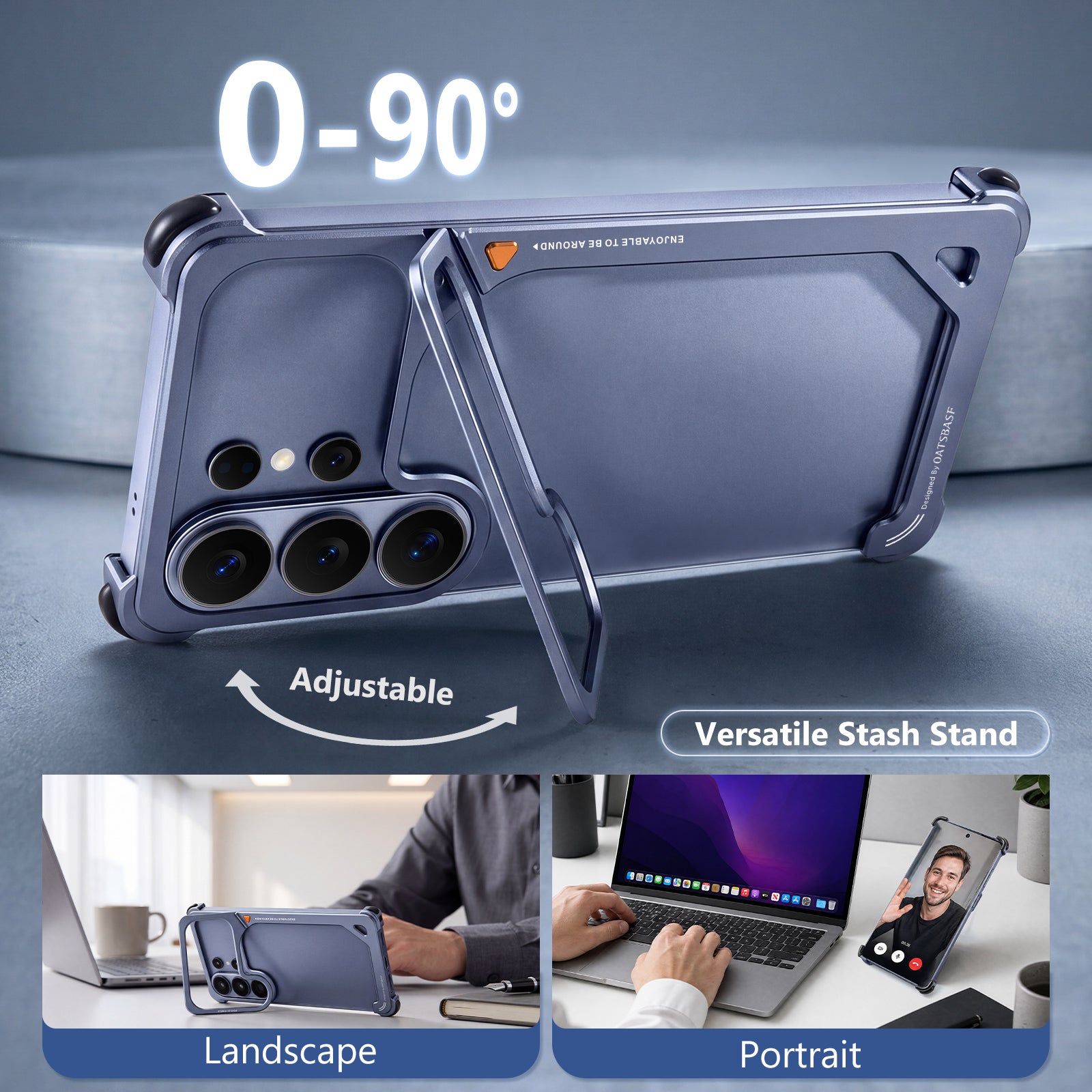 Metal "9" Shape Armor Case for Samsung Galaxy S26 Ultra